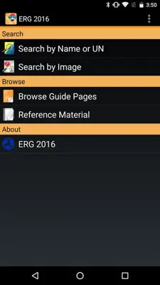 ERG 2012 android App screenshot 4